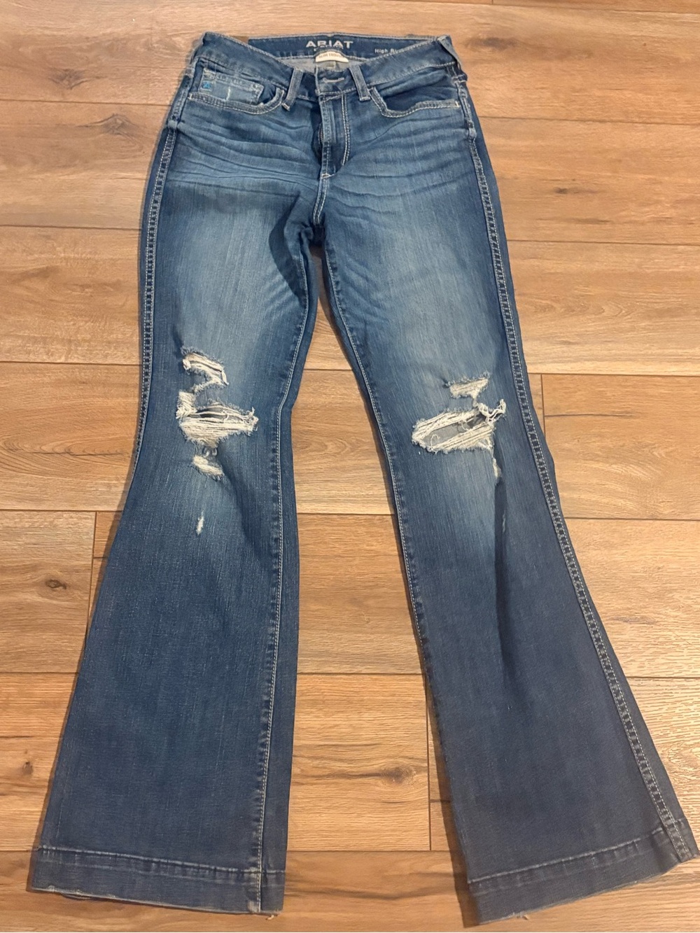Ariat Women's Midwash Flare Jeans - Blue